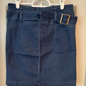 Ladies Free People denim pencil skirt